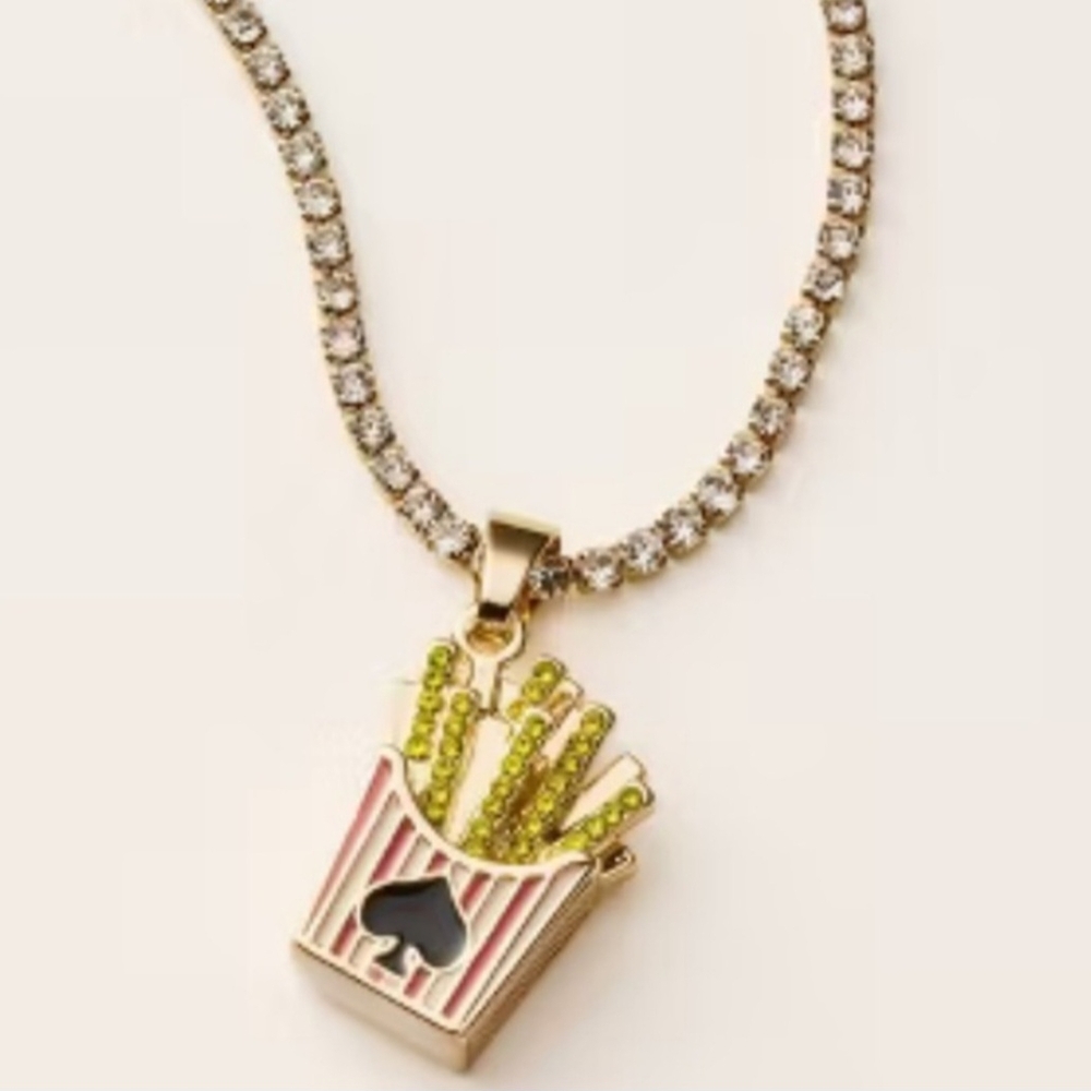 kate spade Gold and Green Necklace